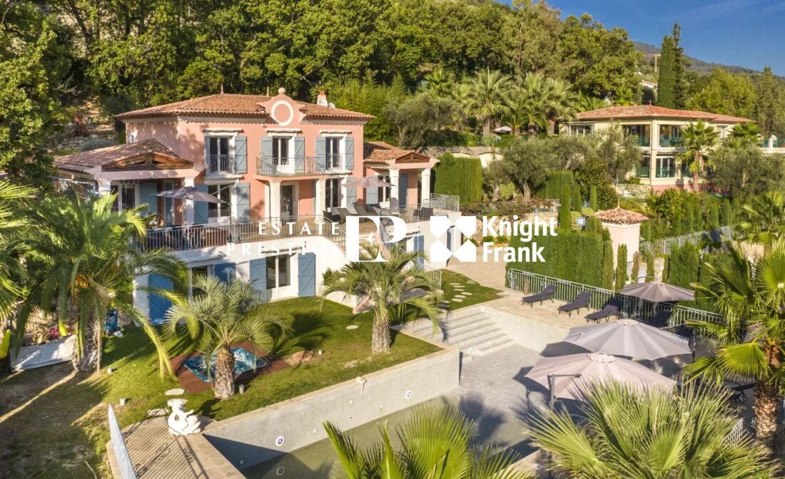 GRASSE : Fantastisk luksus villa med 6 soverom og panorama utsikt i domene med port