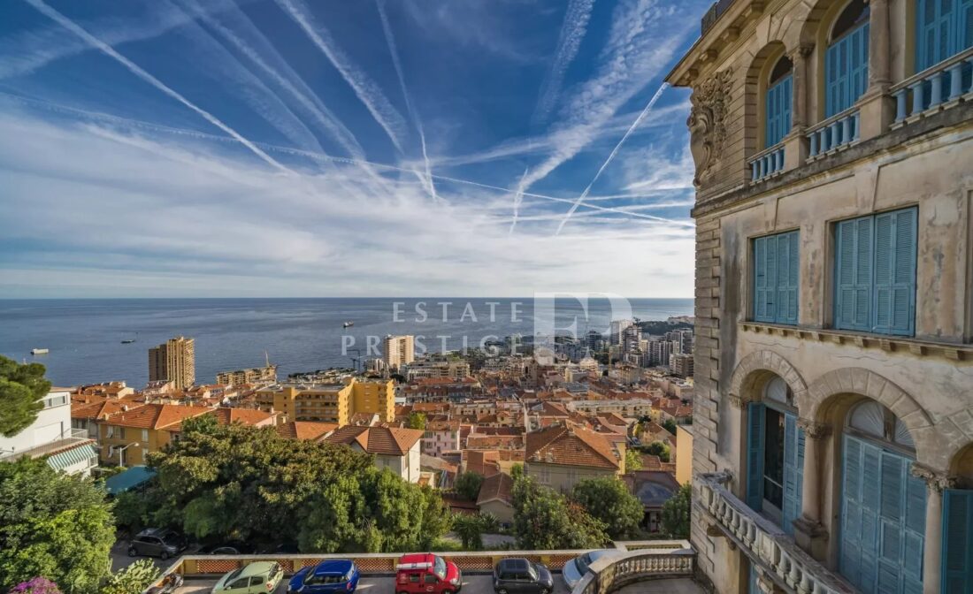 Красивая квартира в Босолее с видом на Монако и море