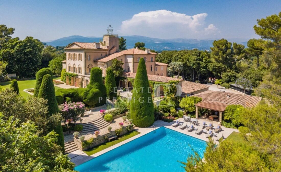 VALBONNE : A Chateau with Sea Views for sale