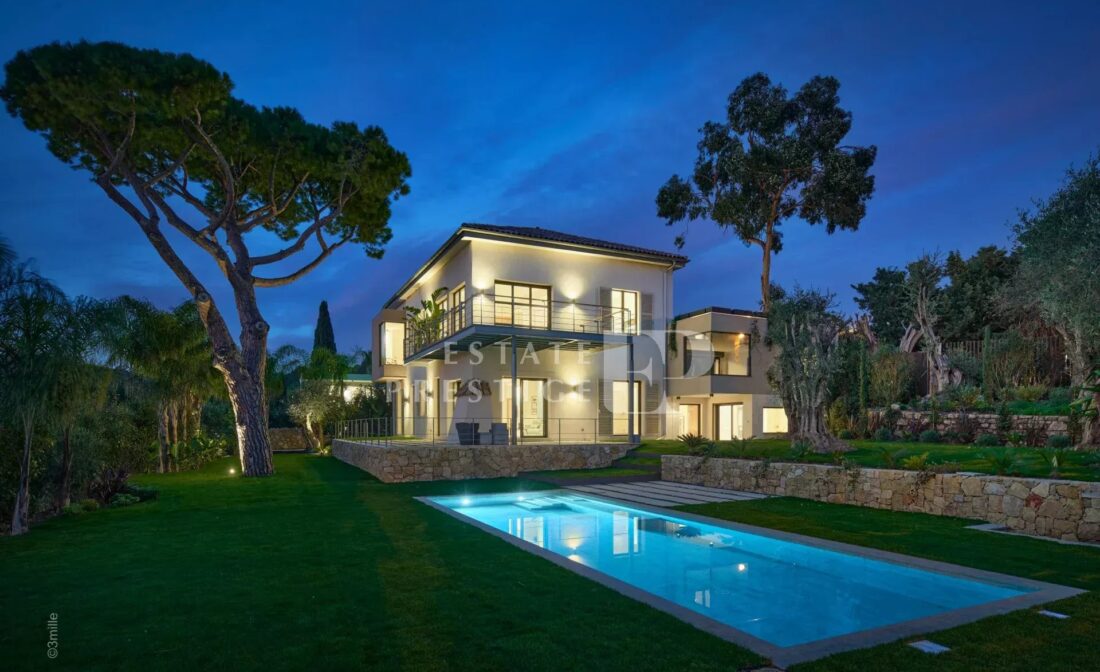 CANNES / LE CANNET – Villa moderne avec vue mer panoramique imprenable