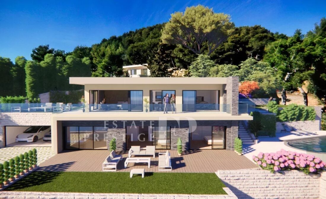 ROQUEBRUNE CAP MARTIN – Newly developed Villa in a gated domaine Cap Martin