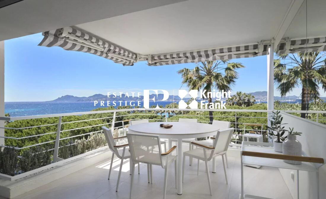 CANNES – Beautiful apartment with panoramic sea view in a secure residence