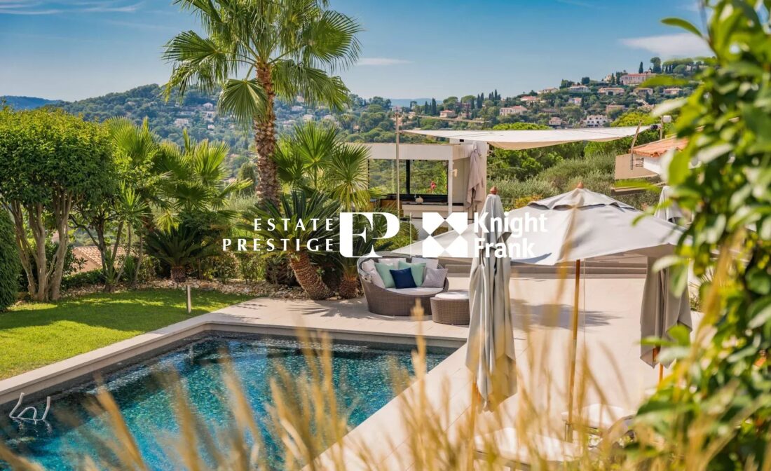 MOUGINS – Exceptional California villa with panoramic views