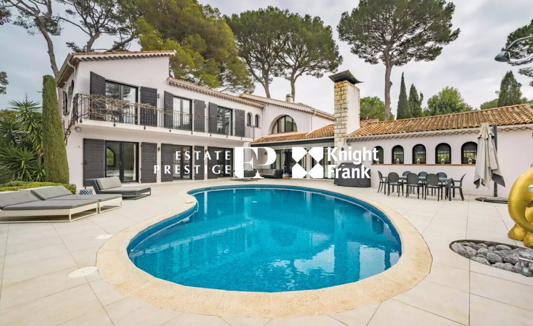 Villa contemporaine avec piscine au Cap d’Antibes