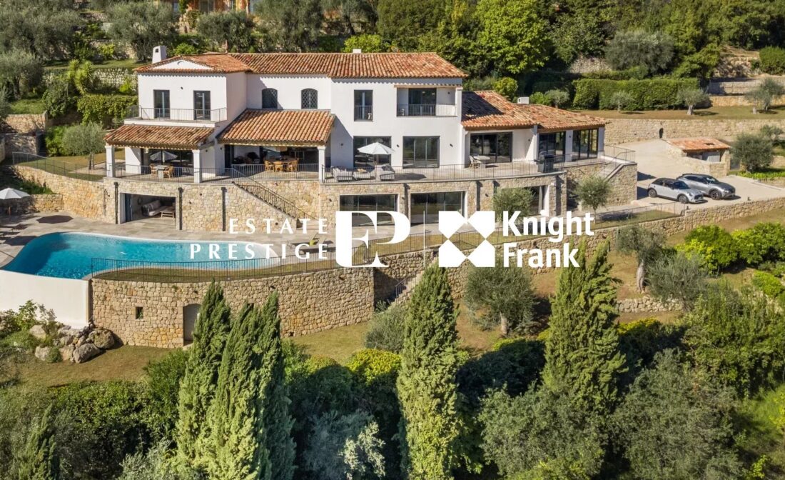 GRASSE :  Un Chef-d’œuvre provençal avec vue panoramique sur la mer