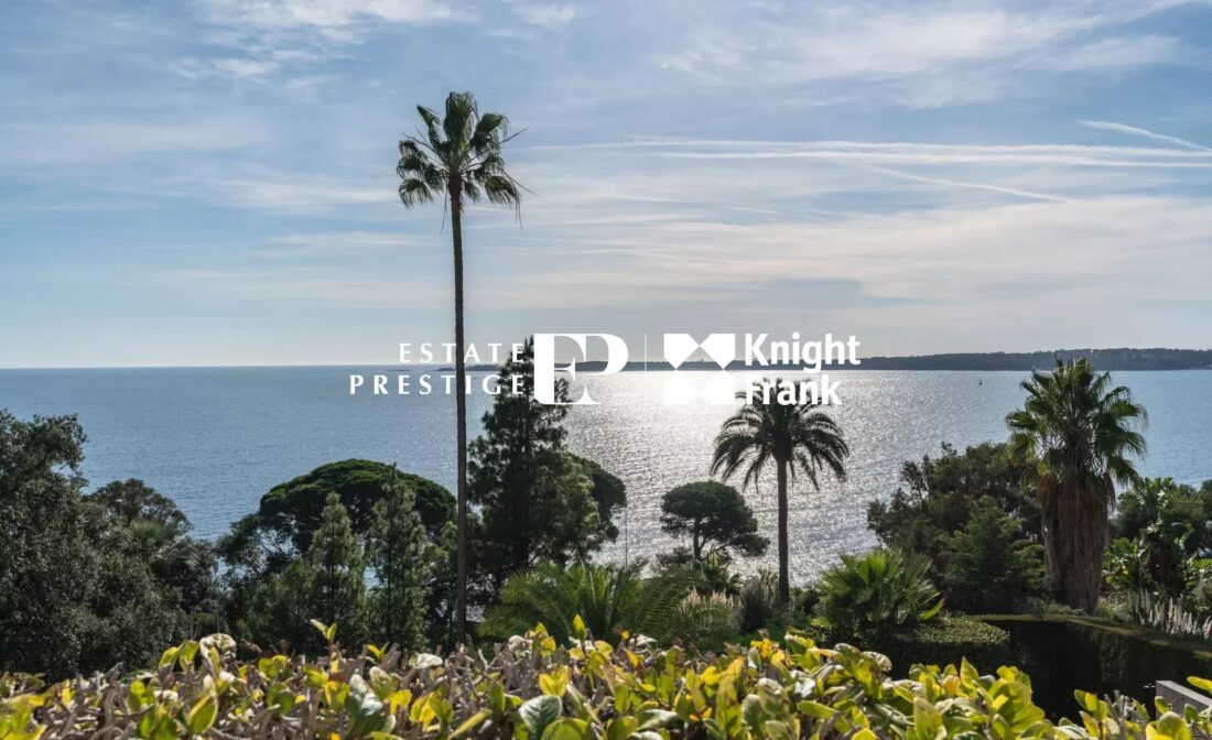 CANNES – Superbe appartement/villa Belle Époque avec vue mer panoramique, piscine et jardin privatif