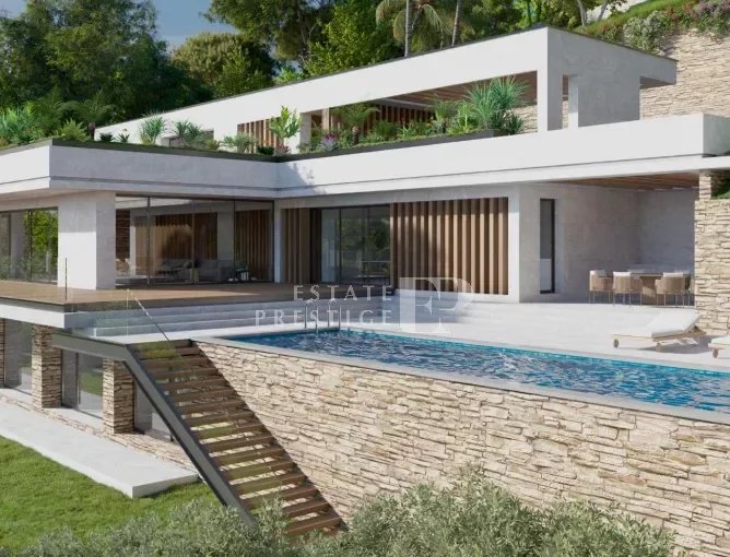 CANNES – Projet de villa avec vue mer