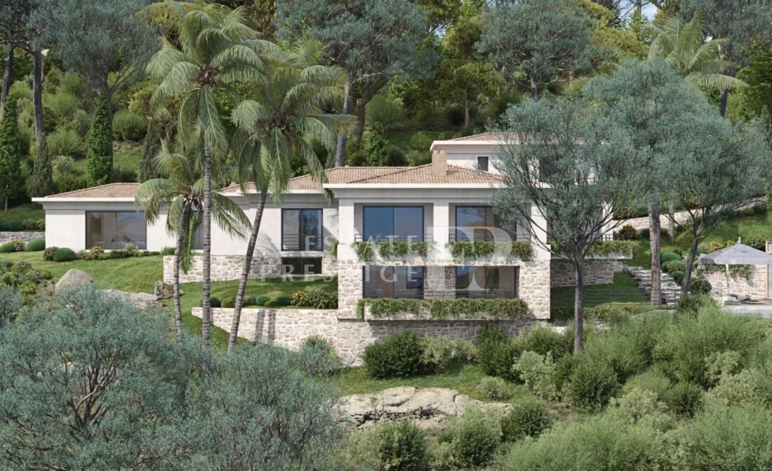 CANNES – Projet de villa avec vue mer