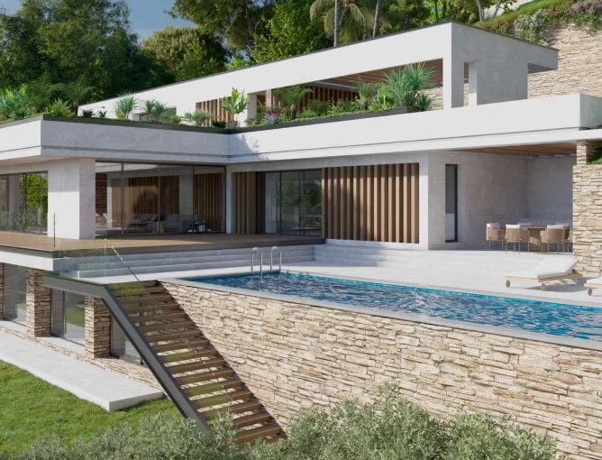 CANNES – Villa Project with Sea View