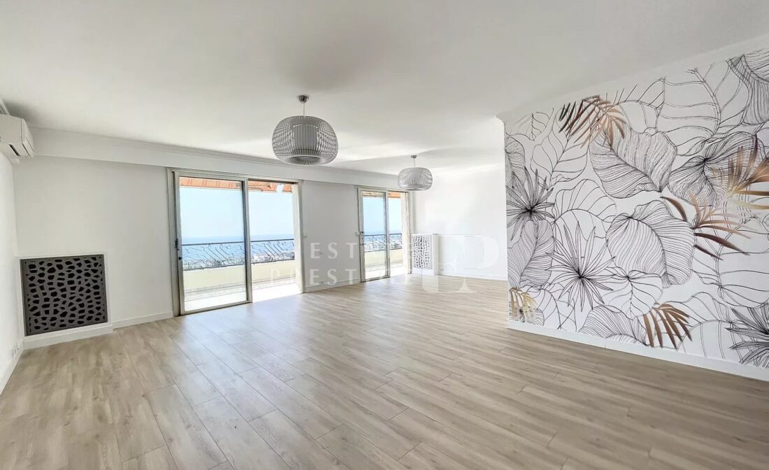 NICE -FABRON: Very nice apartment with terrace and sea view!