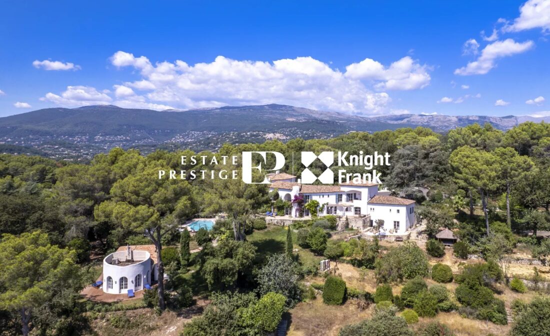 VALBONNE – A Stunning Mediterranean Estate with Sea Views