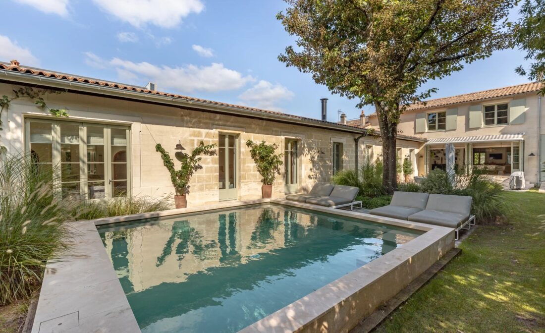 BORDEAUX CAUDERAN – MAISON DE CHARME EN PIERRE AVEC PISCINE