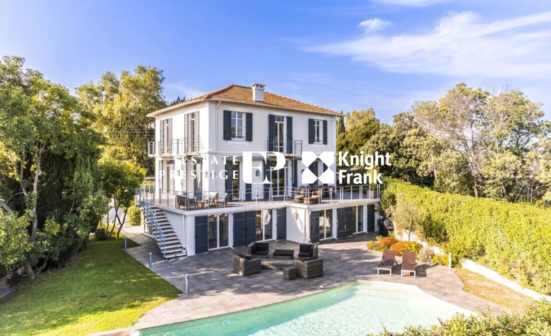 CANNES Croix Des Gardes – Villa Belle Époque avec piscine et vue mer