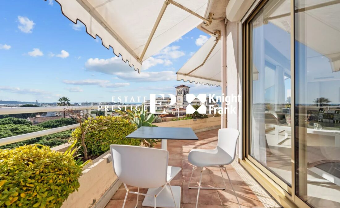 CANNES – Magnificent penthouse with sea view